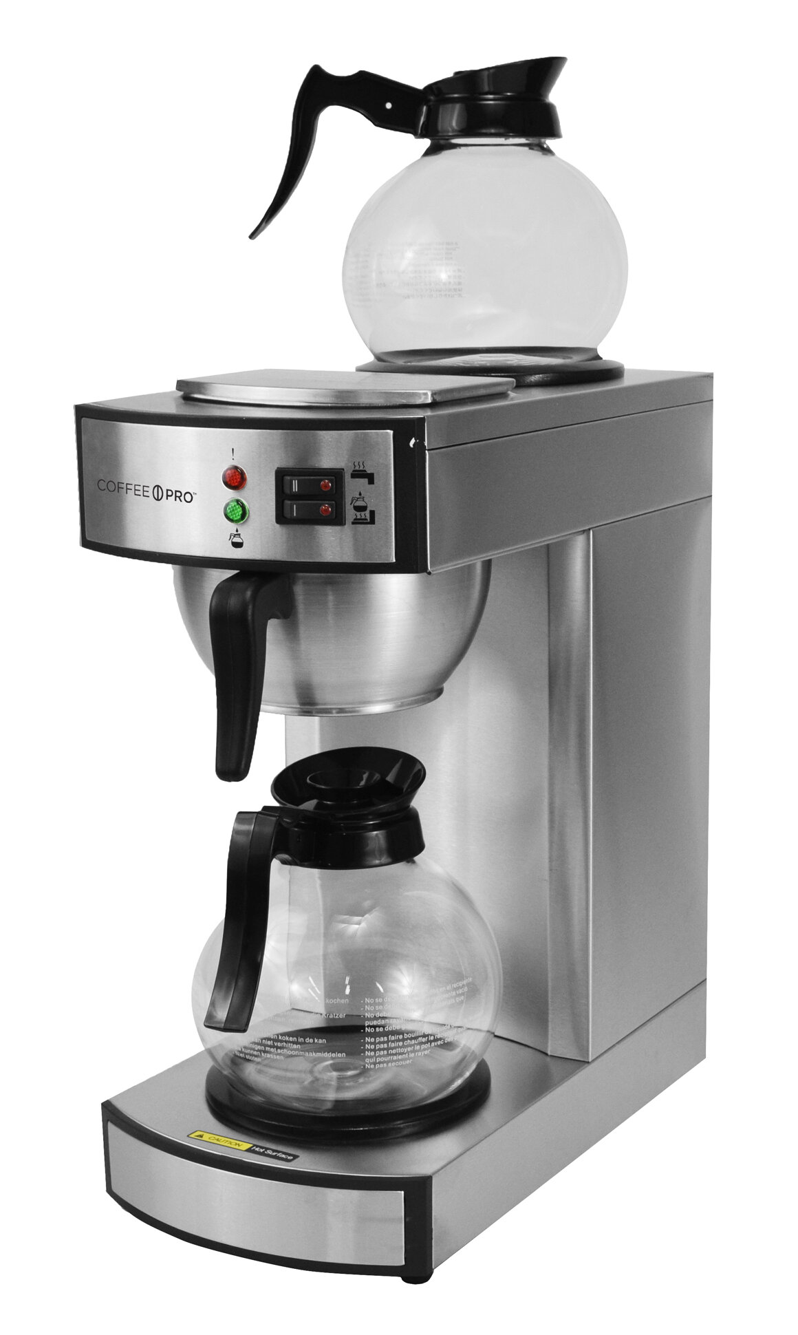 10-Cup Twin Warmer Commercial Coffee Maker