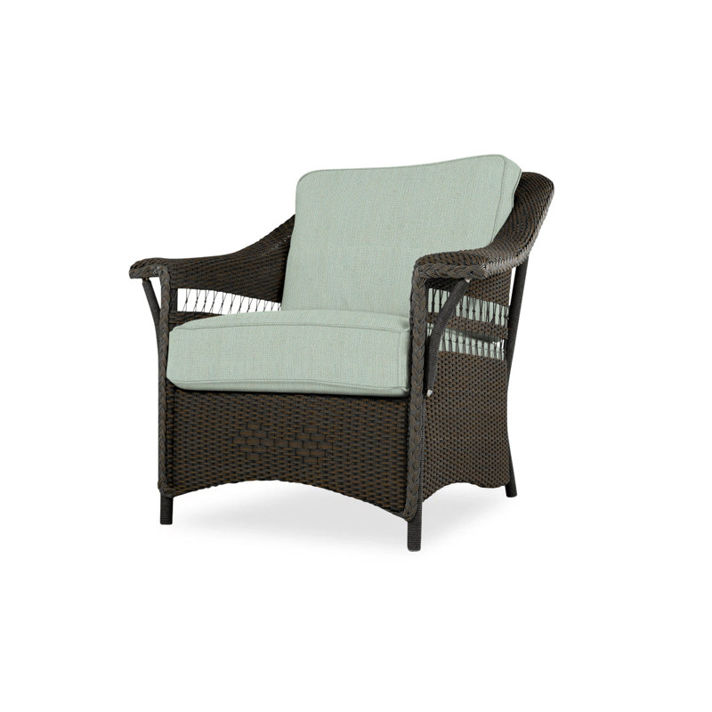 Nantucket Outdoor Lounge Chair, Beach Navy, Mink