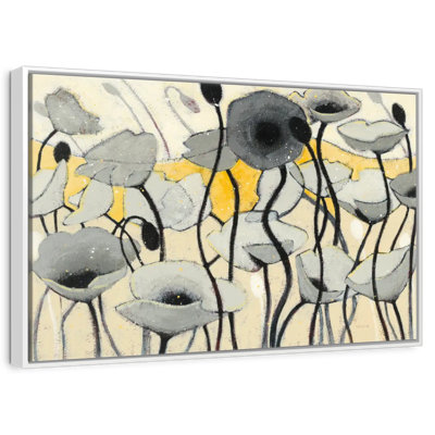Fleur de jour de neige gris