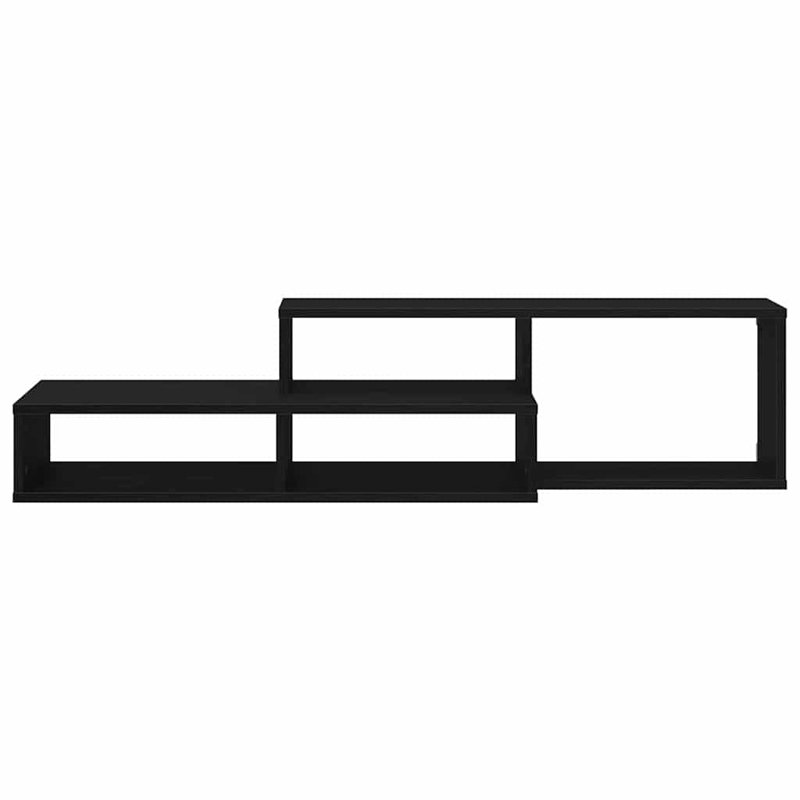 TV Stand, 28.5cm H x 120cm L x 25cm W, Black