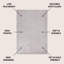 Tapis argenté / blanc Wolcott-891705448