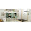 Ensemble de meuble-lavabo 36 po avec lavabo en résine, armoire de salle de bain simple autoportante avec 2 tiroirs et 2 compartiments de rangement, ensemble de meuble-lavabo avec cadre en bois massif,