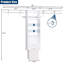 8FT Closet System with 2 Drawes and Fabric Bags, Wall Mounted Laundry Room Organizer-1212406016