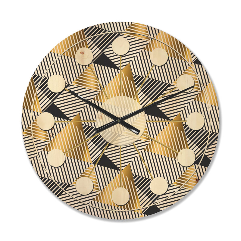 Horloge murale Luxury Waves VI, Petit