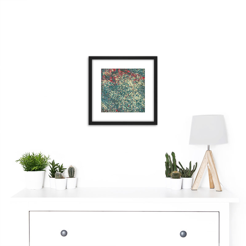 Abstract Little Squares - Single Picture Frame Painting