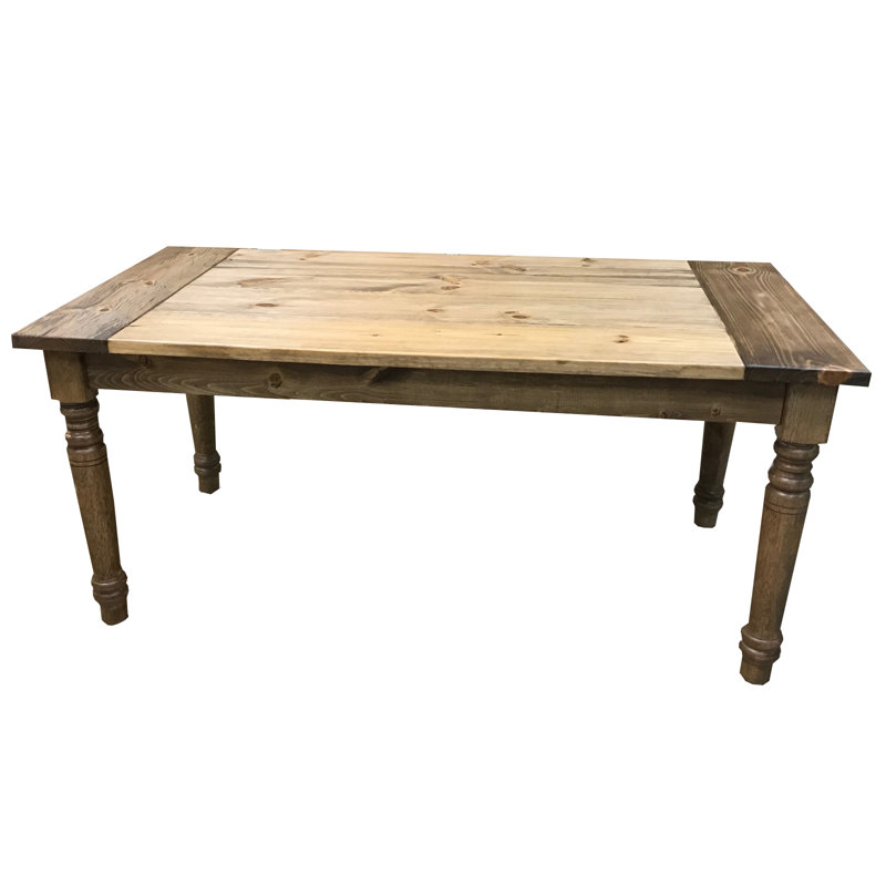 Pichardo Pine Solid Wood Dining Table, 30" H x 66" L x 34" W