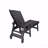 Outdoor Patio Lounge Chair, With Wood Texture, Oversized Chaise Lounge Chair With 5 Positions, HDPE, With Wheels And Cup Holder-566341765