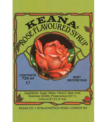 « keana rose aromatised rose », affiche rétro