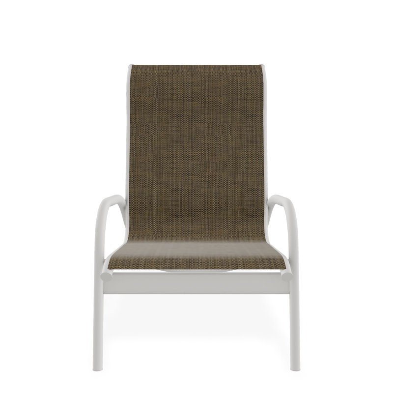 Gardenella Patio Chair, Beacon Taupe Sunbrella®, Snow