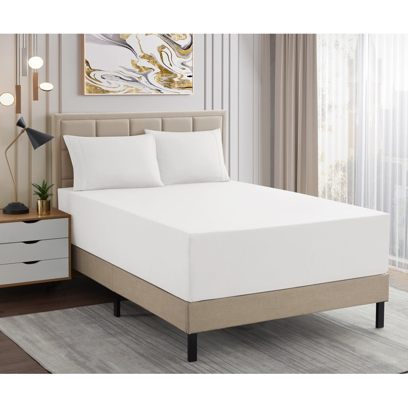 18-24" Extra Deep Pocket Ultra Soft Microfiber Solid Sheet Set, King, Ivory