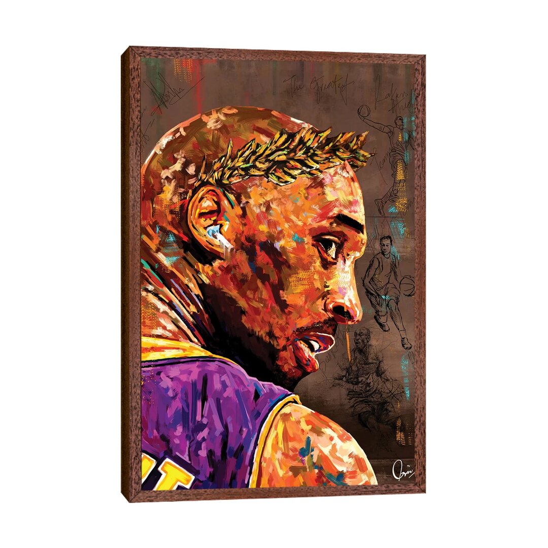 Leinwandbild - Kunstdruck „Kobe Bryant” von Crixtover Edwin