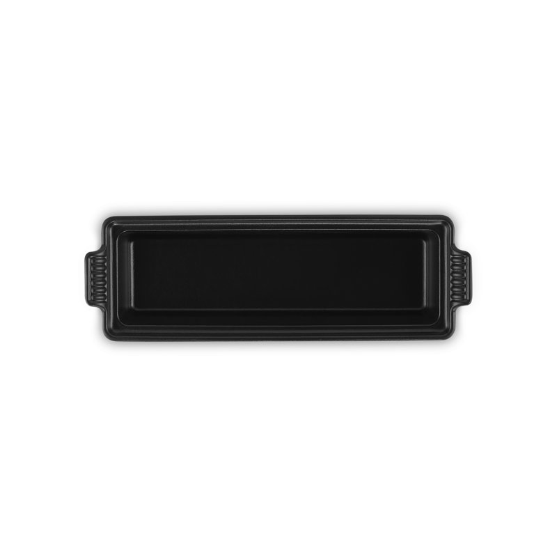 Le Creuset Enameled Cast Iron Traditional Rectangular Terrine, 2 Qt.- Marseille, Black