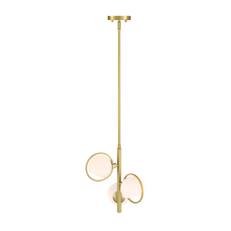 Luminaire suspendu géométrique à 3 lumières Kirsha