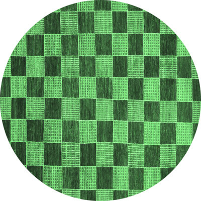 Washable Checkered Indoor Rug