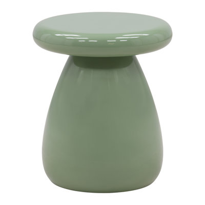 Artem Lightweight Concrete End Table, Green