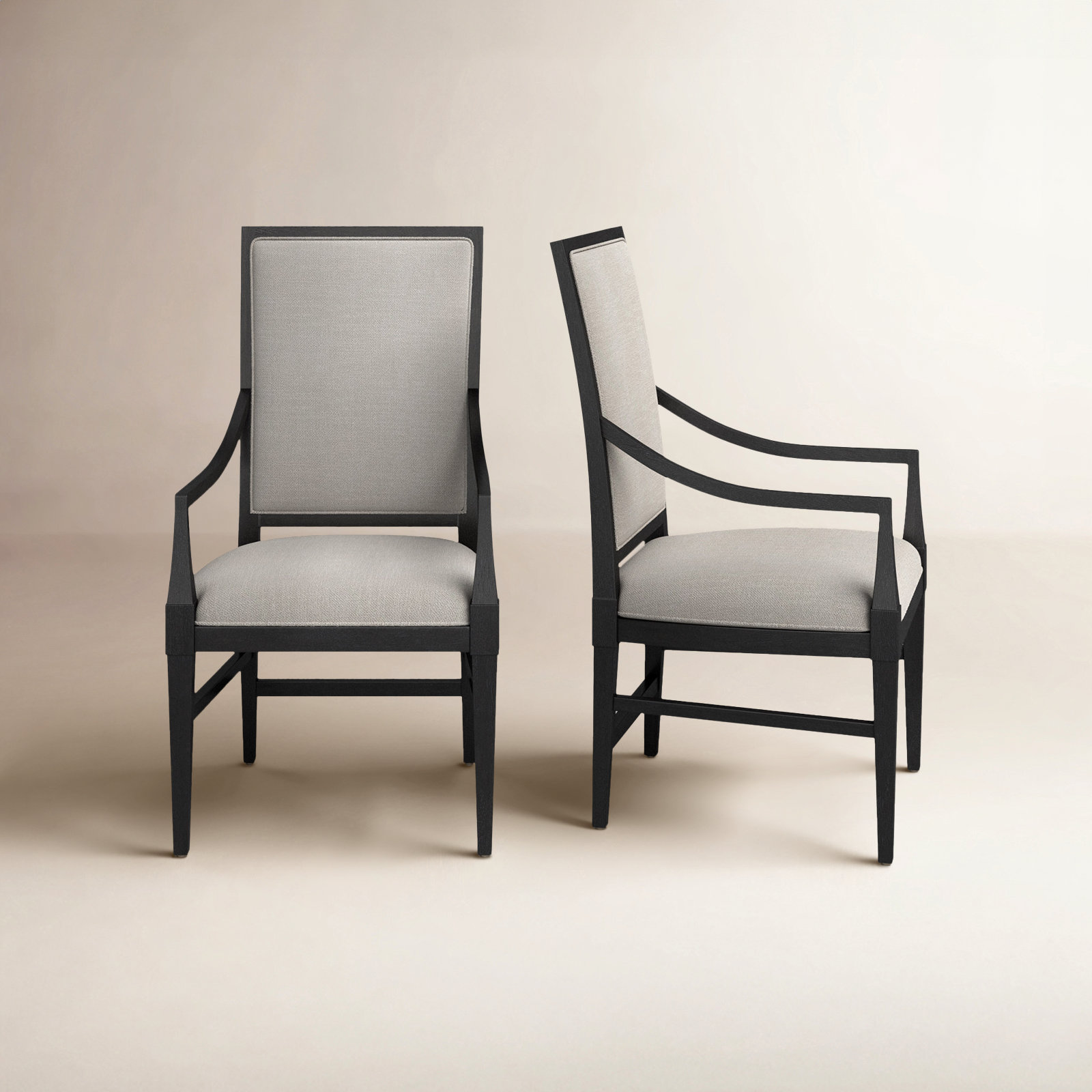 Nadine Dining Armchair, Black