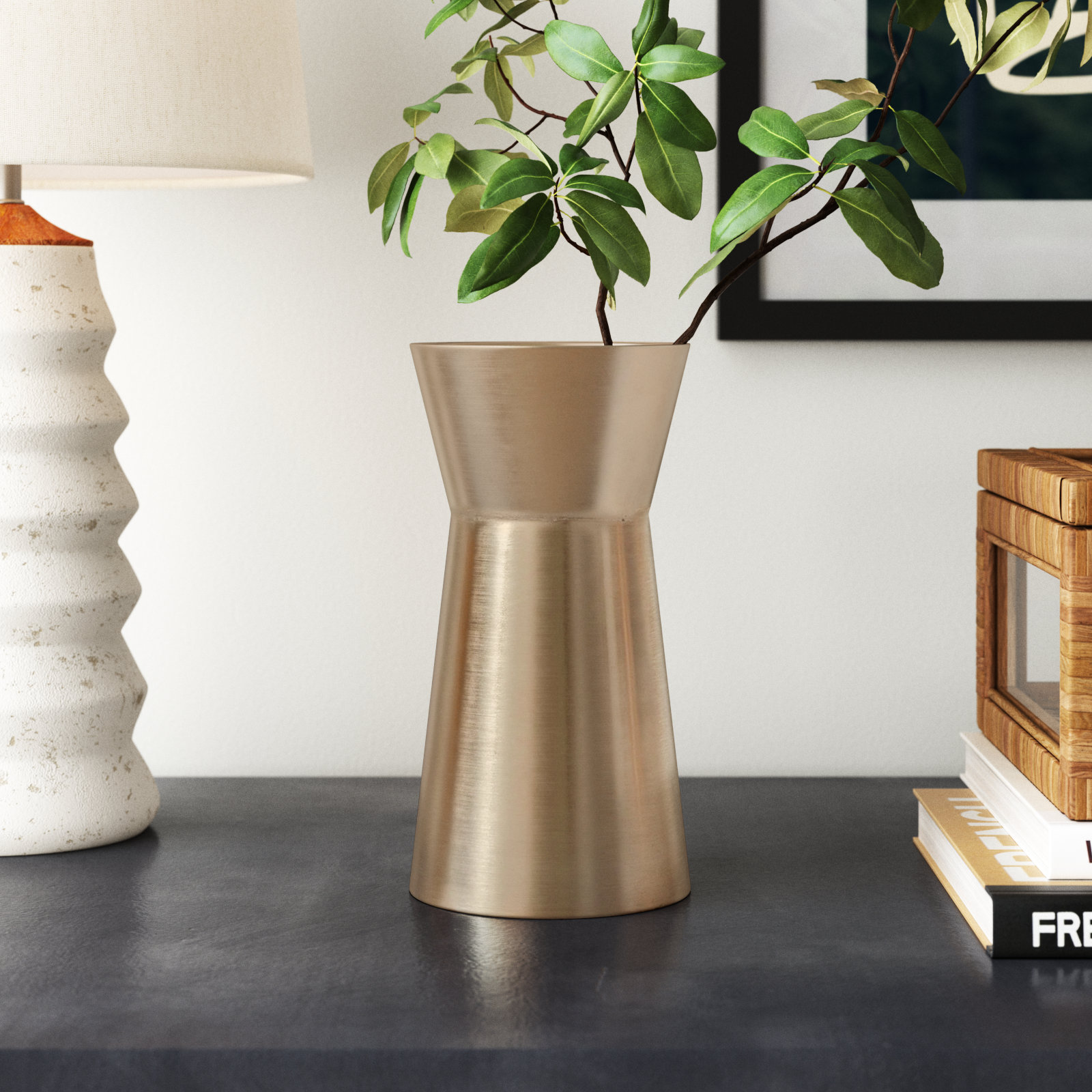 Corla 7.75'' Metal Table Vase