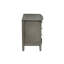 Table de chevet 3 chambres en placage de bouleau gris, table de chevet fonctionnelle et attrayante en placage, 3 tiroirs, rangement polyvalent
