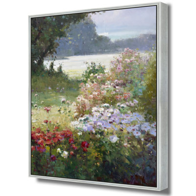 Garden By The Inlet Print