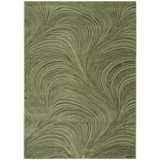 Central Park West Power Loom Polyester Abstract Area Rug in Ivory/Cream
