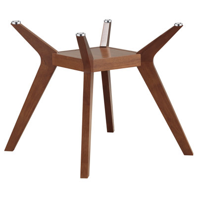 Trenadi Square Wood Dining Table Base Nutmeg
