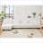 Sectional Sofas, 4-Seater Modular L-Shaped Comfy Cloud Couch, Convertible Ottoman for Living Room | Chenille | Snow White