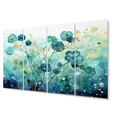Ensemble d'art mural en métal "Collages abstraits"