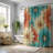 Boho Petal Symphony - Premium Shower Curtain-99055269