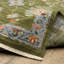 Tapis oriental vert / multicolore Anneli-828683256