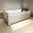 Jetted Bathtub For 2 Person,Whirlpool Tub,UL Certified, UPC Certified, 3 Sided Apron, Acrylic, 110 Gallons, Left Drain
