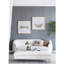 Boîte murale décorative 27,6 x 27,6 po, décor à la maison pour le salon, la salle à manger, la chambre à coucher, le couloir, ensemble de 2