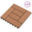 vidaXL 30 cm L x 30 cm W Tile-129097024