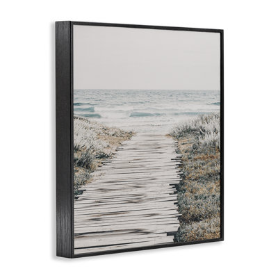  Art de la giclée sur sentier de plage accidenté par LSR Design Studio