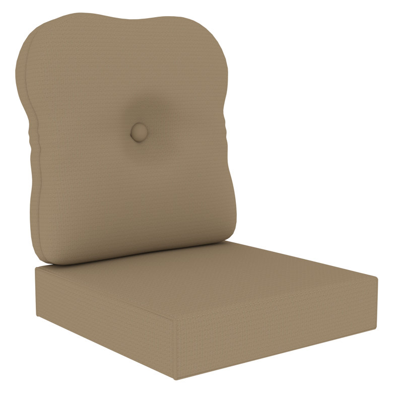 Sunbrella® Indoor/Outdoor Deep Seating Cushion, Action Taupe