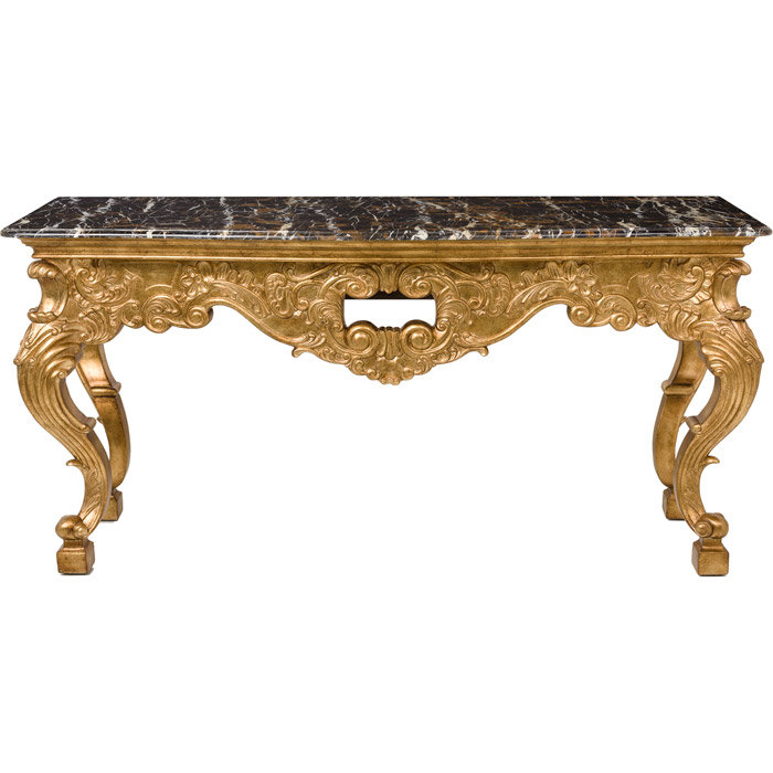 Table console en marbre isadore