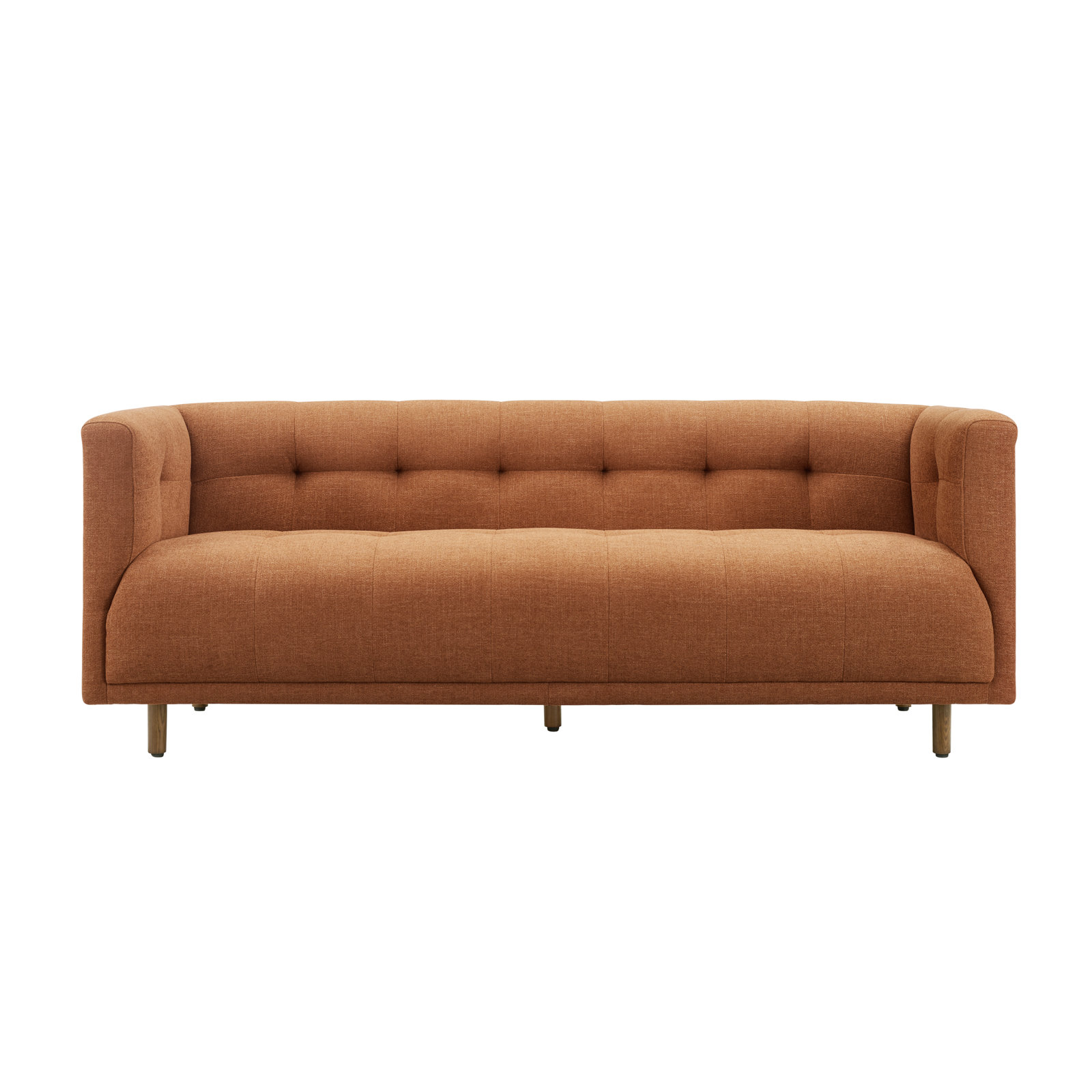 82" Sofa, Orange