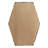 Stephan 28" Brown Hexagonal Framed Accent Mirror