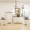 Ensemble de chambre à coucher 4 pièces - commode 7 tiroirs, commode haute 6 tiroirs et 2 tables de chevet