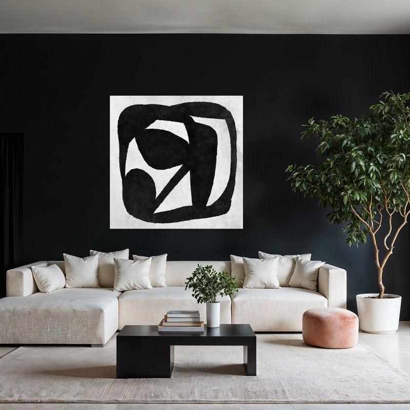 Art contemporain contemporain abstrait, H 48 po x l 48 po