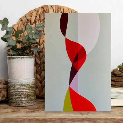 Abstrait qui coule, formes abstraites et audacieuses, art mural coloré