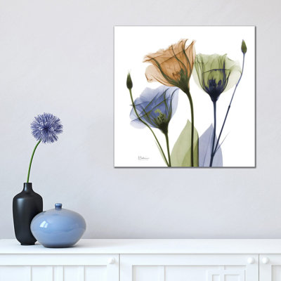 Gentian Buddies by Albert Koetsier - Wrapped Canvas Painting