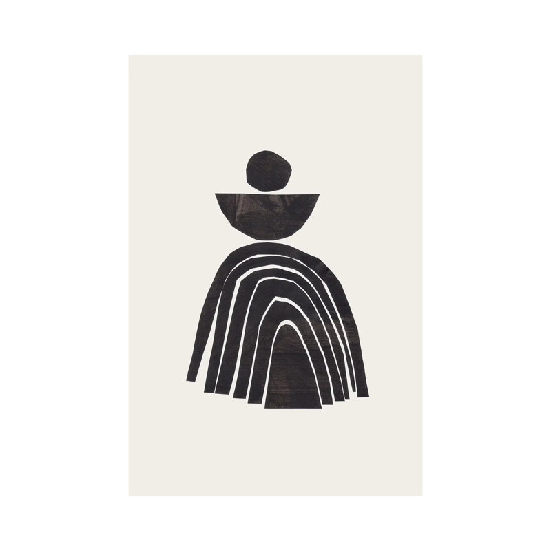 Tribal Lady by EnShape - Wrapped Canvas Gallery-Wrapped Canvas Giclée, 66.04 cm H x 45.72 cm W x 3.175 cm D