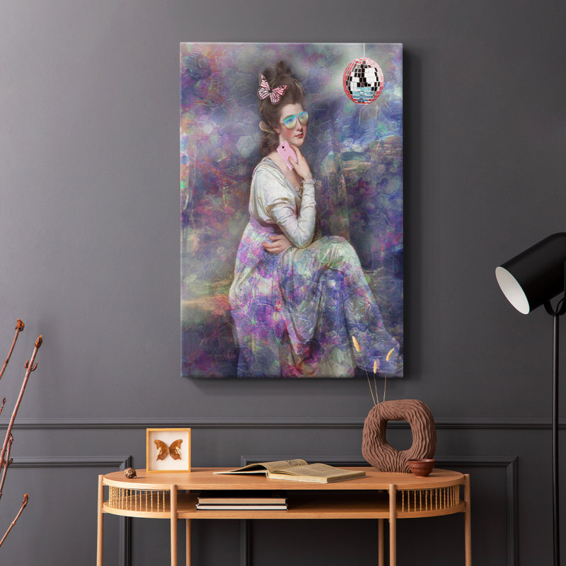 Lady Elizabeth Selfie - galerie Cavas, H 36 po x l 24 po