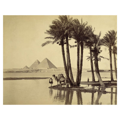 «The Pyramids» par G. Lékégian - Estampe numérique