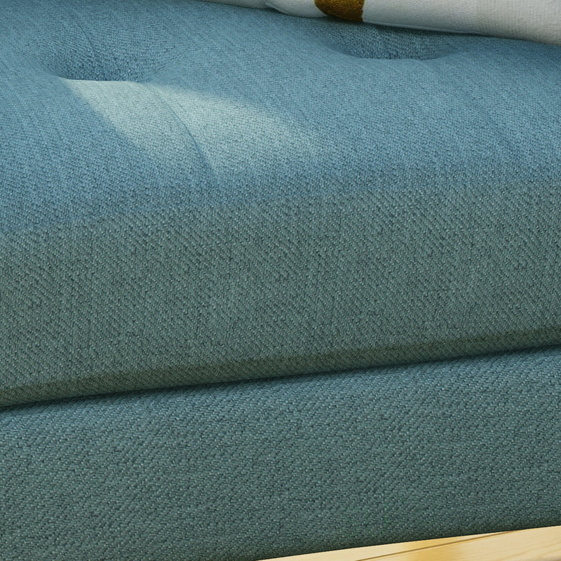 Fauteuil club Mid Century, Bleu
