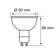 Equivalent GU10/Bi-pin Dimmable 2700K LED Bulb