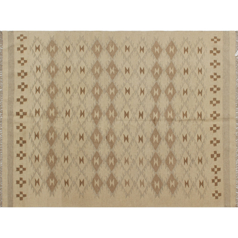 Benge Wool Geometric Indoor Rug