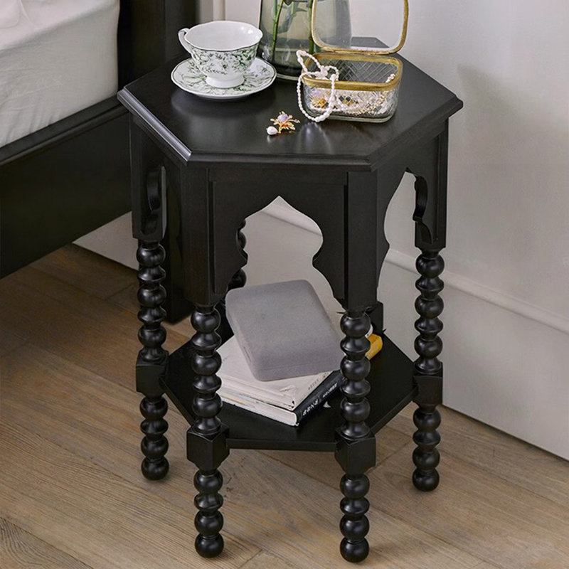 Table de bout Retro, Noir