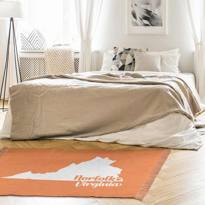 Tapis de la surface orange