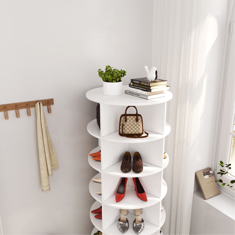 Armoire à chaussures 360 360 °, Blanc